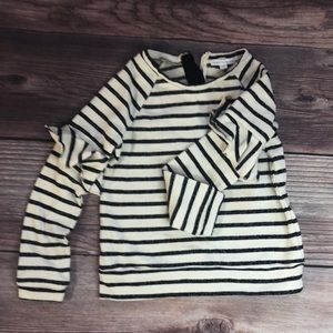 Rockets of Awesome black/white striped sweatshirt